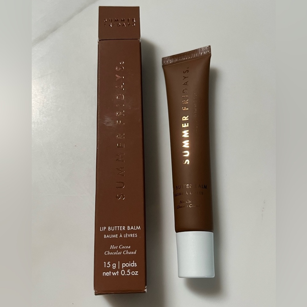 BNIB Limited Edition Summer Fridays Lip Butter Balm "Hot Cocoa"